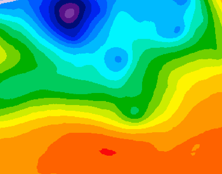 GDPS 500 millibar geopotential height 222 hour forecast chart for Canada based on 2026/09/15 1200Z data
