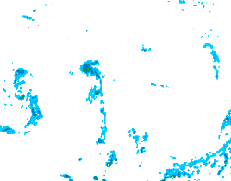 GDPS precipitation 228 hour forecast chart for Canada based on 2026/09/15 0000Z data
