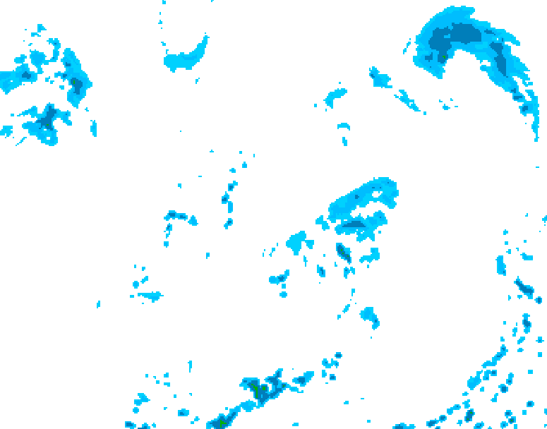 GDPS precipitation 012 hour forecast chart for Canada based on 2026/09/15 1200Z data