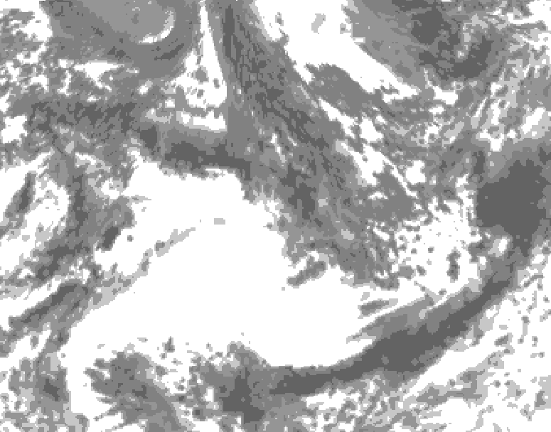 GDPS total cloud 168 hour forecast chart for Canada based on 2026/09/15 0000Z data