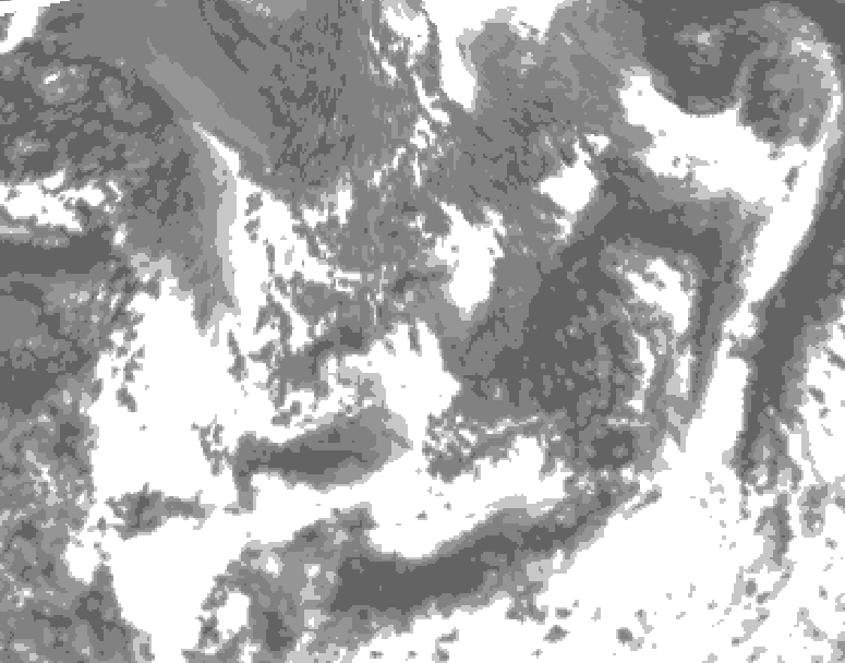 GDPS total cloud 024 hour forecast chart for Canada based on 2026/09/15 1200Z data