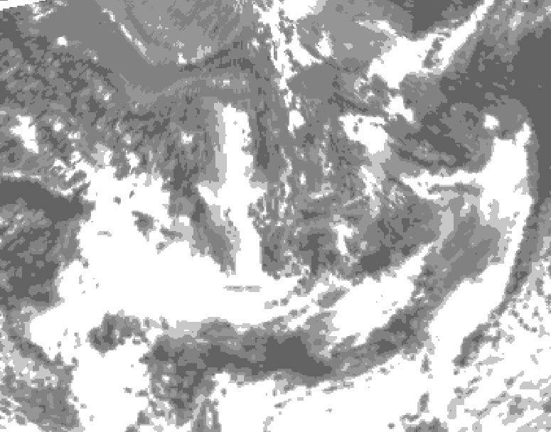 GDPS total cloud 054 hour forecast chart for Canada based on 2026/09/15 1200Z data