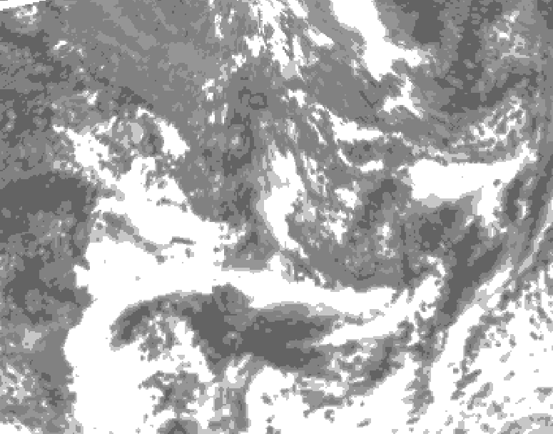 GDPS total cloud 072 hour forecast chart for Canada based on 2026/09/15 1200Z data