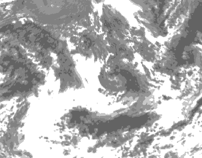 GDPS total cloud 108 hour forecast chart for Canada based on 2026/09/15 1200Z data