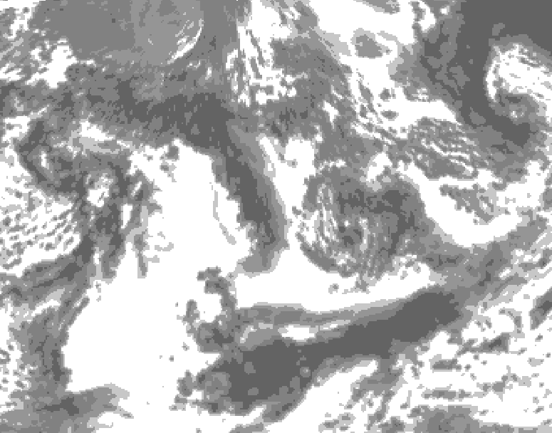 GDPS total cloud 126 hour forecast chart for Canada based on 2026/09/15 1200Z data
