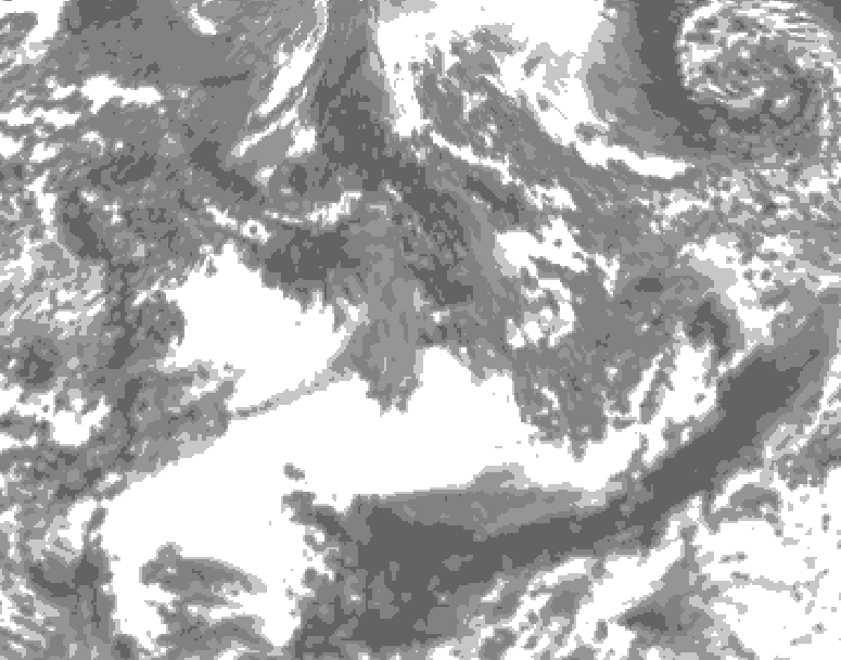 GDPS total cloud 144 hour forecast chart for Canada based on 2026/09/15 1200Z data
