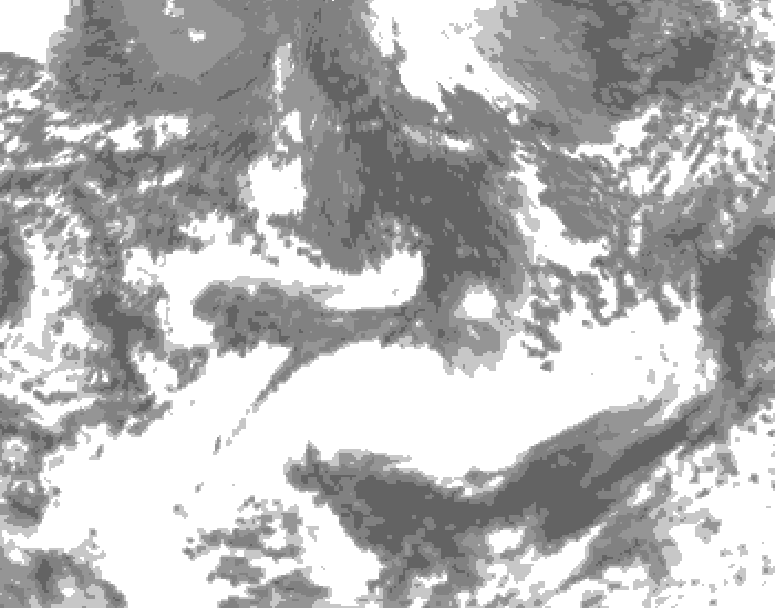 GDPS total cloud 162 hour forecast chart for Canada based on 2026/09/15 1200Z data