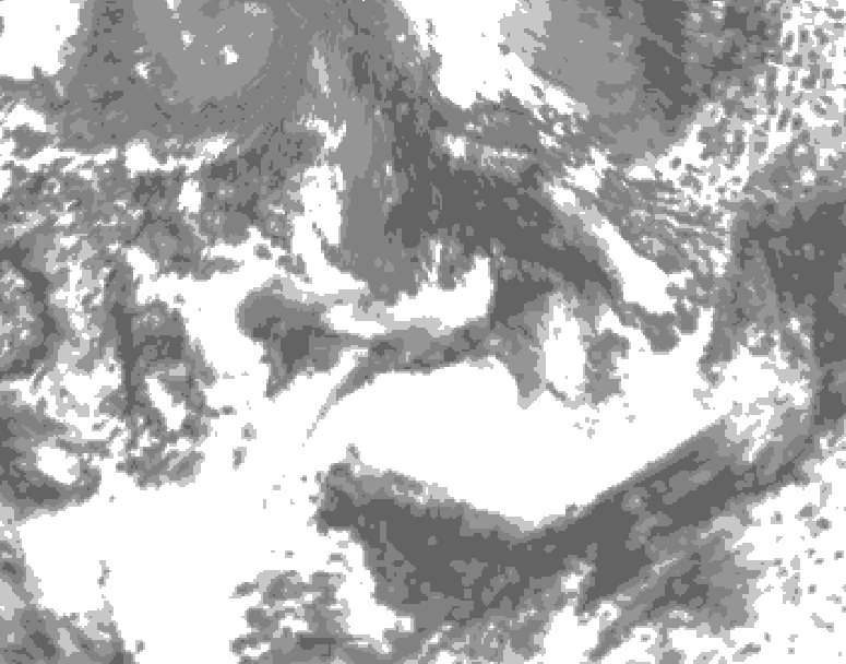 GDPS total cloud 168 hour forecast chart for Canada based on 2026/09/15 1200Z data