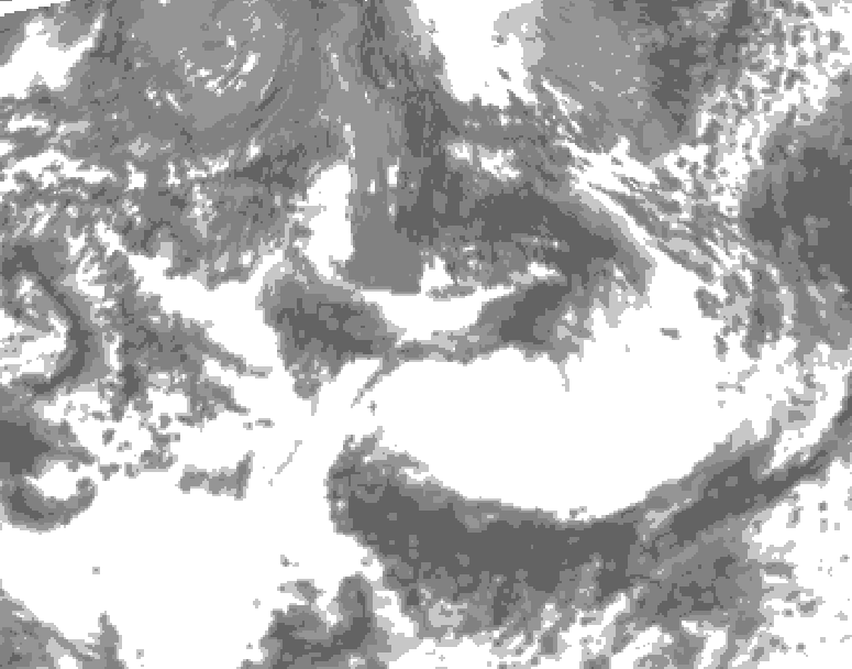 GDPS total cloud 174 hour forecast chart for Canada based on 2026/09/15 1200Z data