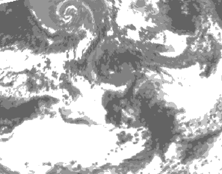 GDPS total cloud 210 hour forecast chart for Canada based on 2026/09/15 1200Z data