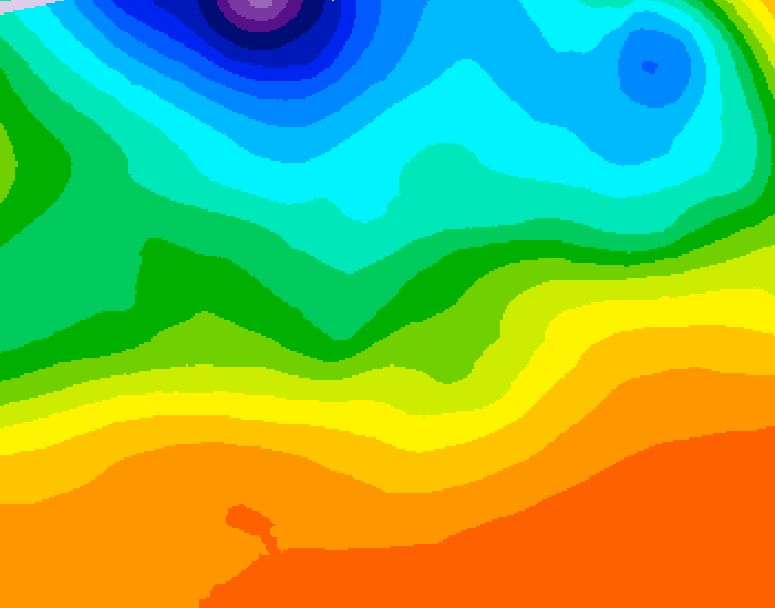 GDPS 500 millibar geopotential height 192 hour forecast chart for Canada based on 2026/09/16 0000Z data