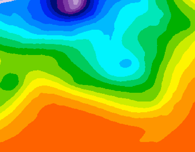 GDPS 500 millibar geopotential height 234 hour forecast chart for Canada based on 2026/09/16 0000Z data
