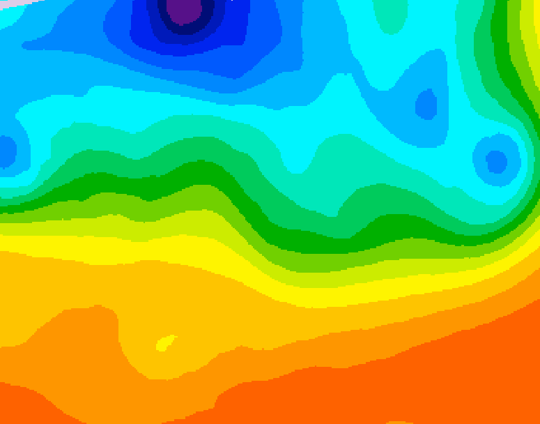 GDPS 500 millibar geopotential height 084 hour forecast chart for Canada based on 2026/09/16 1200Z data