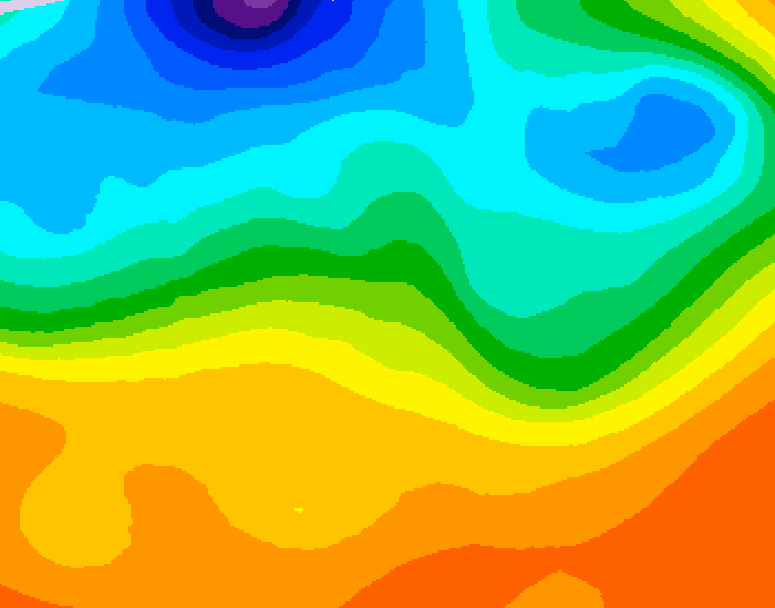 GDPS 500 millibar geopotential height 108 hour forecast chart for Canada based on 2026/09/16 1200Z data