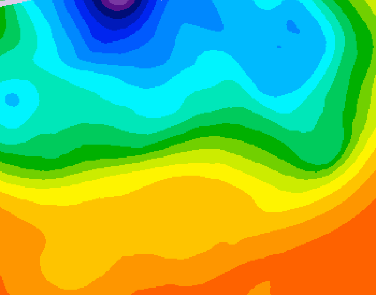 GDPS 500 millibar geopotential height 138 hour forecast chart for Canada based on 2026/09/16 1200Z data