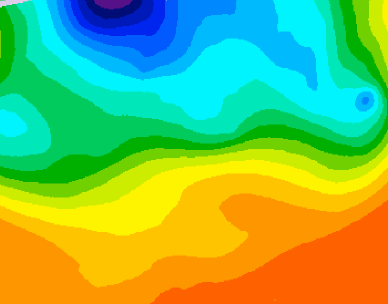 GDPS 500 millibar geopotential height 156 hour forecast chart for Canada based on 2026/09/16 1200Z data