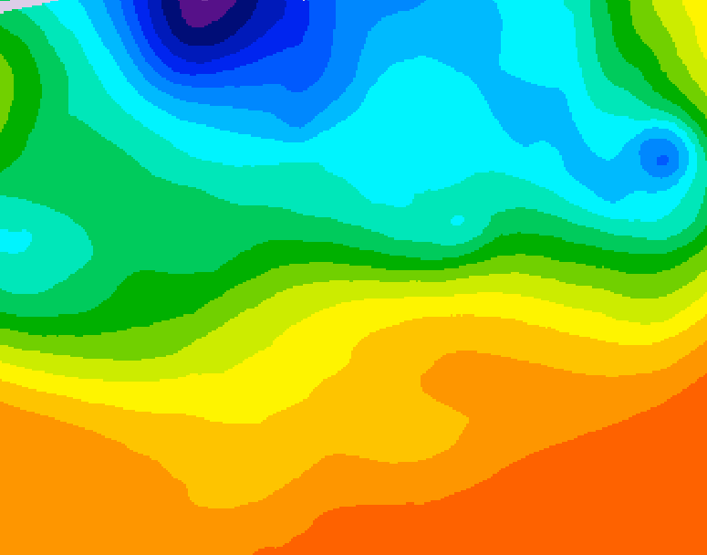 GDPS 500 millibar geopotential height 162 hour forecast chart for Canada based on 2026/09/16 1200Z data
