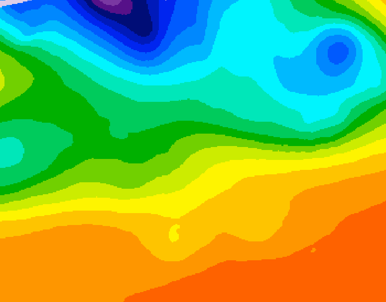 GDPS 500 millibar geopotential height 180 hour forecast chart for Canada based on 2026/09/16 1200Z data