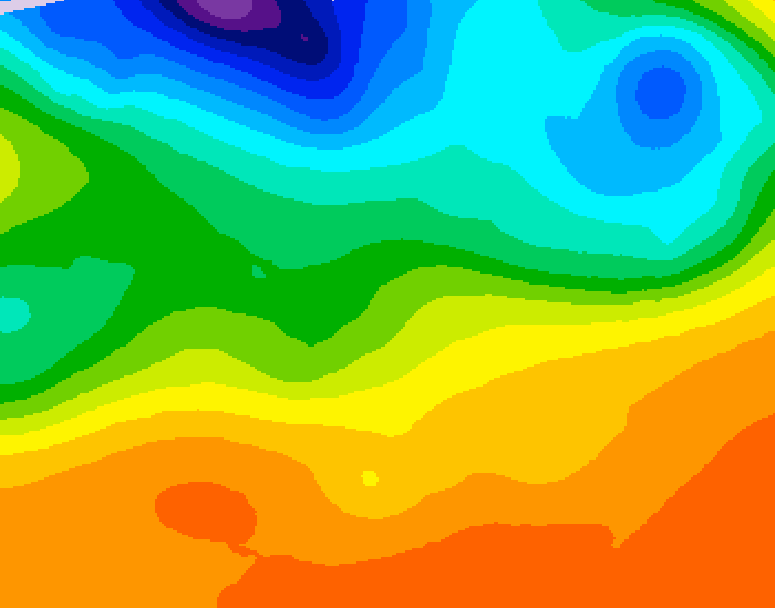 GDPS 500 millibar geopotential height 186 hour forecast chart for Canada based on 2026/09/16 1200Z data