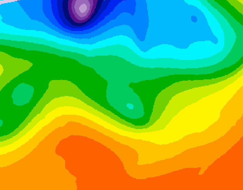 GDPS 500 millibar geopotential height 210 hour forecast chart for Canada based on 2026/09/16 1200Z data