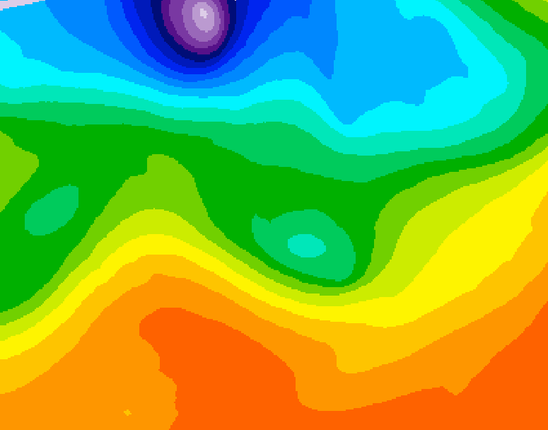 GDPS 500 millibar geopotential height 216 hour forecast chart for Canada based on 2026/09/16 1200Z data
