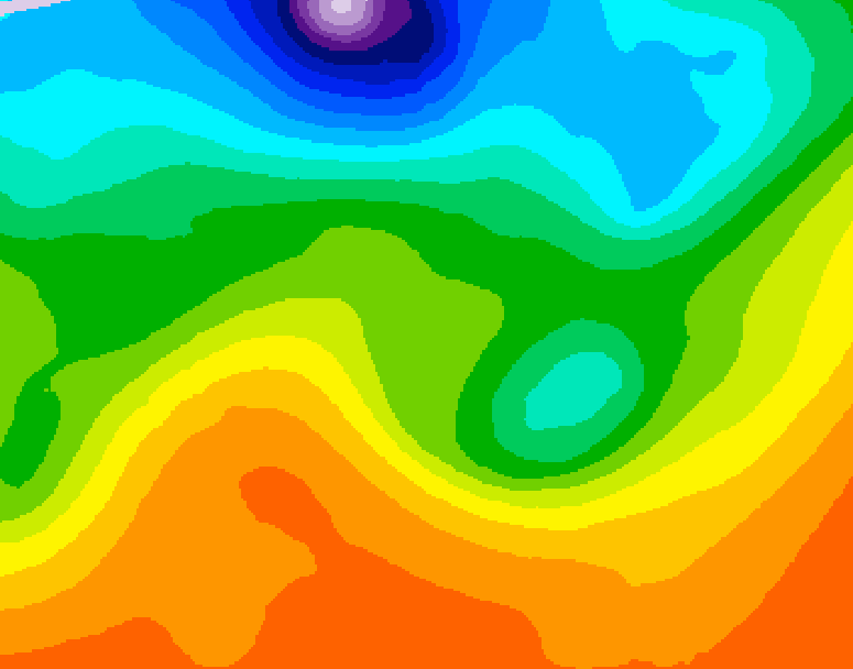 GDPS 500 millibar geopotential height 234 hour forecast chart for Canada based on 2026/09/16 1200Z data