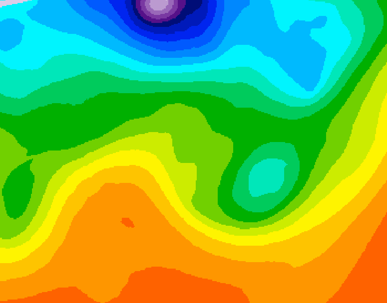 GDPS 500 millibar geopotential height 240 hour forecast chart for Canada based on 2026/09/16 1200Z data