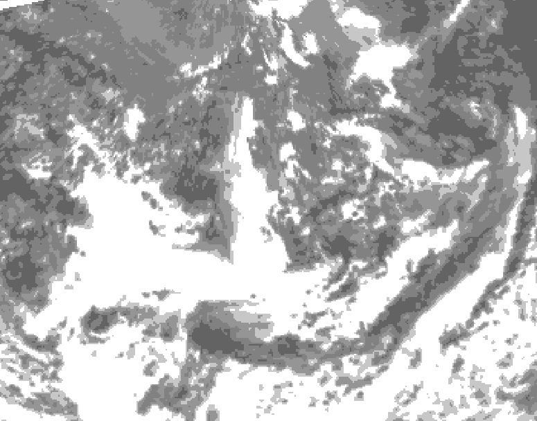 GDPS total cloud 048 hour forecast chart for Canada based on 2026/09/16 0000Z data