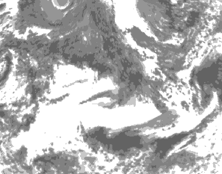 GDPS total cloud 144 hour forecast chart for Canada based on 2026/09/16 0000Z data