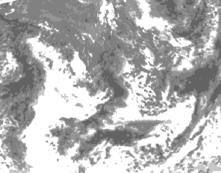 GDPS total cloud 060 hour forecast chart for Canada based on 2026/09/16 1200Z data