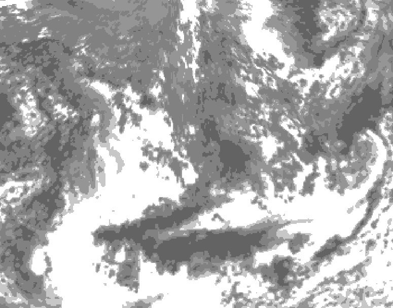 GDPS total cloud 072 hour forecast chart for Canada based on 2026/09/16 1200Z data
