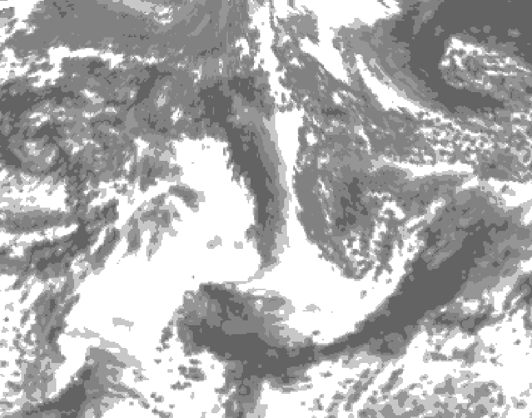 GDPS total cloud 108 hour forecast chart for Canada based on 2026/09/16 1200Z data