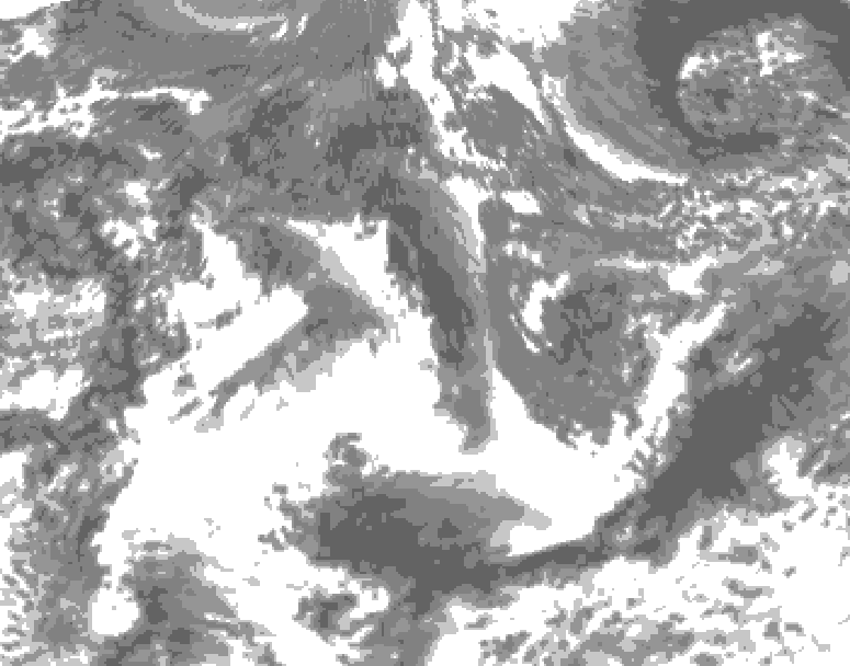 GDPS total cloud 114 hour forecast chart for Canada based on 2026/09/16 1200Z data
