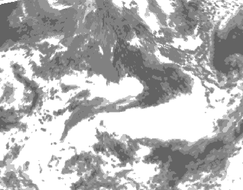 GDPS total cloud 156 hour forecast chart for Canada based on 2026/09/16 1200Z data