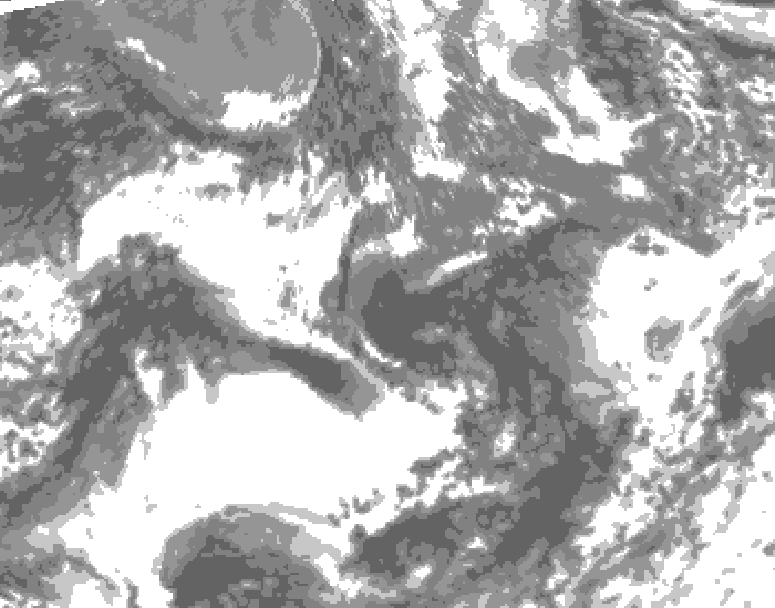 GDPS total cloud 216 hour forecast chart for Canada based on 2026/09/16 1200Z data