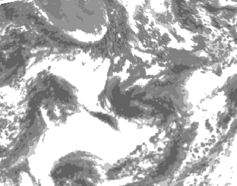 GDPS total cloud 222 hour forecast chart for Canada based on 2026/09/16 1200Z data