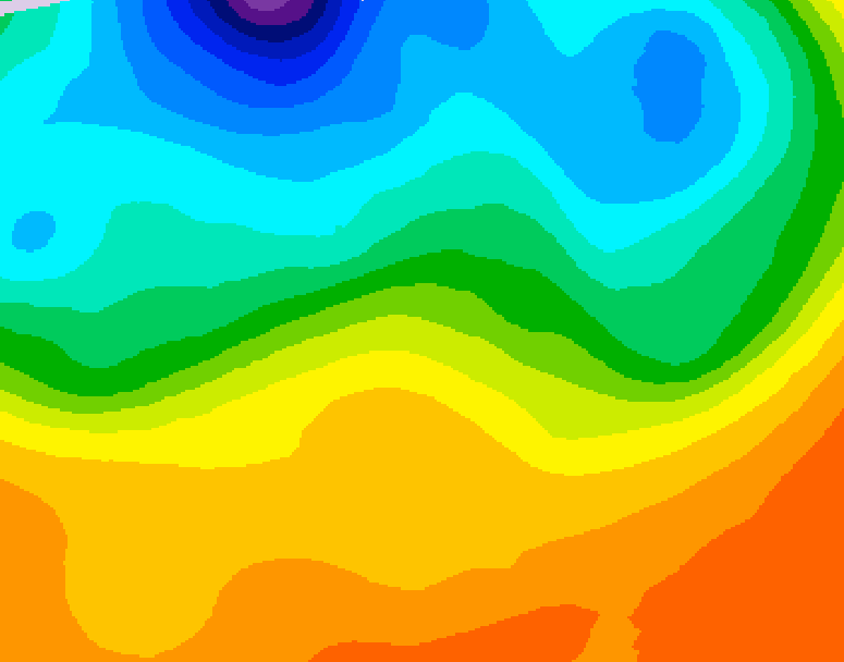 GDPS 500 millibar geopotential height 120 hour forecast chart for Canada based on 2026/09/17 0000Z data