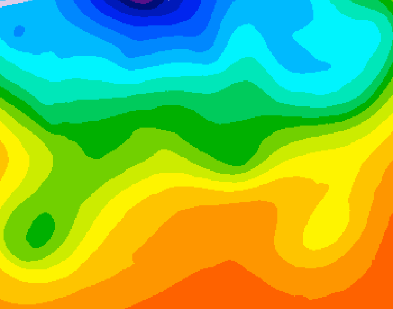 GDPS 500 millibar geopotential height 216 hour forecast chart for Canada based on 2026/09/17 0000Z data
