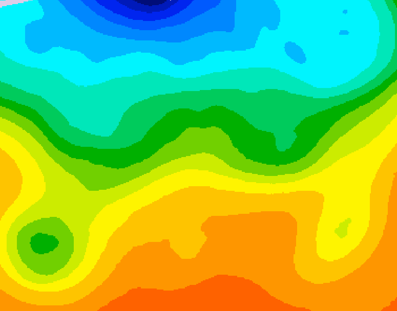 GDPS 500 millibar geopotential height 234 hour forecast chart for Canada based on 2026/09/17 0000Z data