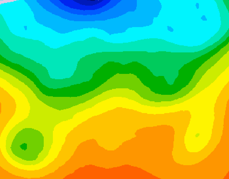 GDPS 500 millibar geopotential height 240 hour forecast chart for Canada based on 2026/09/17 0000Z data