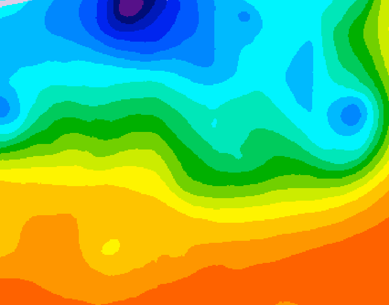 GDPS 500 millibar geopotential height 060 hour forecast chart for Canada based on 2026/09/17 1200Z data