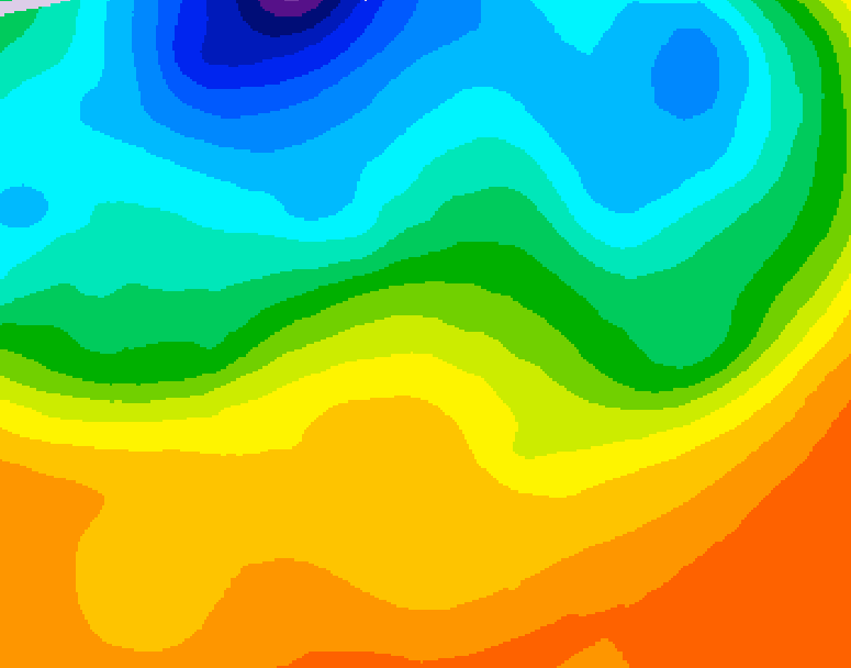 GDPS 500 millibar geopotential height 108 hour forecast chart for Canada based on 2026/09/17 1200Z data