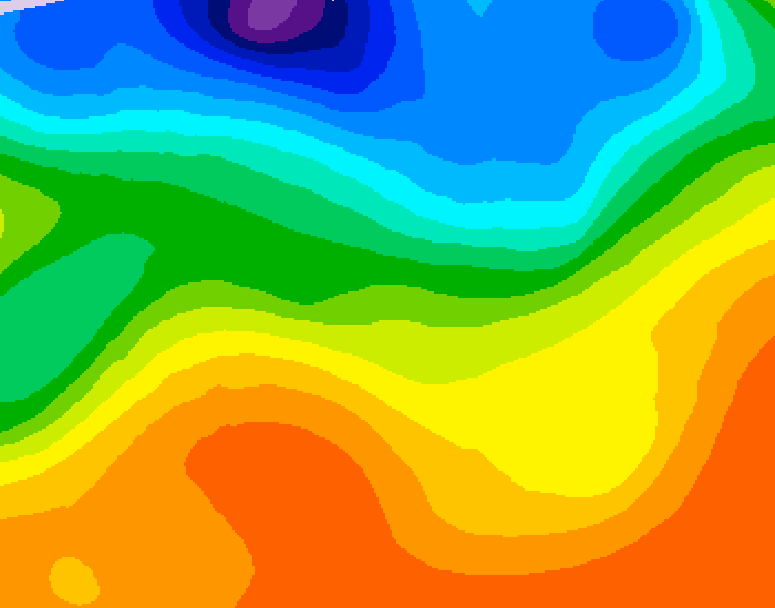 GDPS 500 millibar geopotential height 180 hour forecast chart for Canada based on 2026/09/17 1200Z data