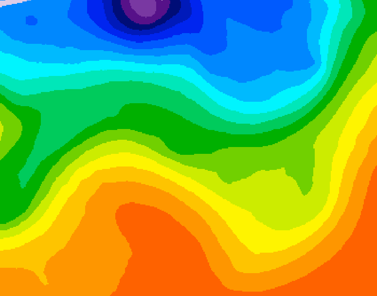 GDPS 500 millibar geopotential height 192 hour forecast chart for Canada based on 2026/09/17 1200Z data