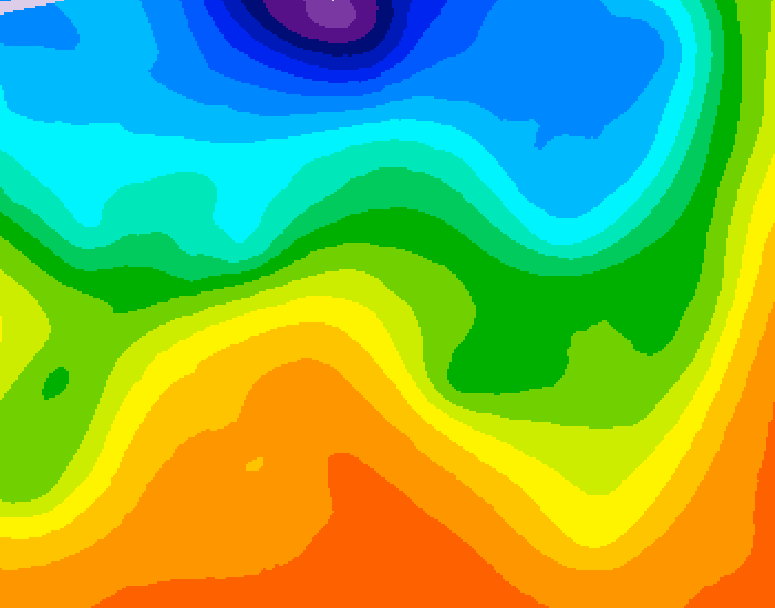 GDPS 500 millibar geopotential height 210 hour forecast chart for Canada based on 2026/09/17 1200Z data