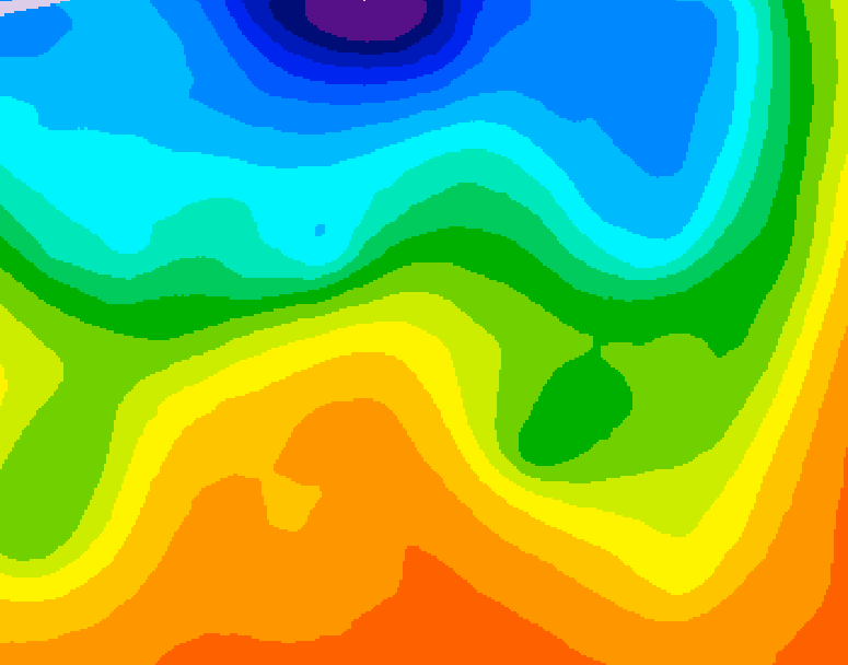 GDPS 500 millibar geopotential height 216 hour forecast chart for Canada based on 2026/09/17 1200Z data