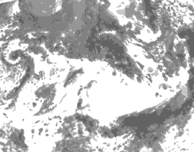 GDPS total cloud 144 hour forecast chart for Canada based on 2026/09/17 0000Z data