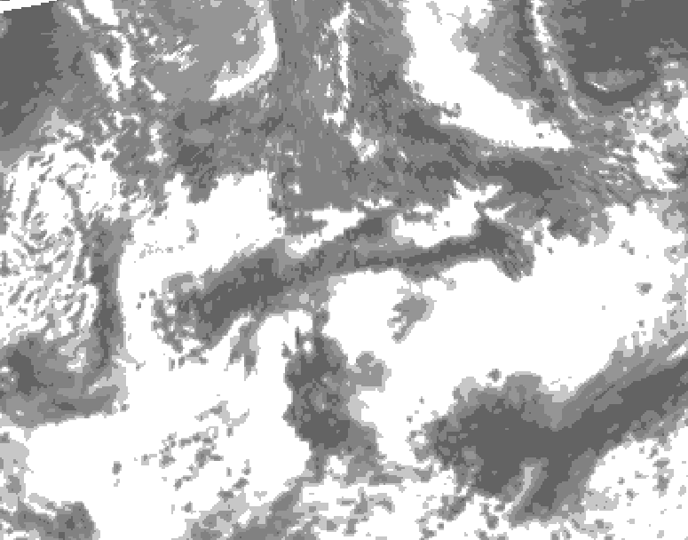 GDPS total cloud 168 hour forecast chart for Canada based on 2026/09/17 0000Z data