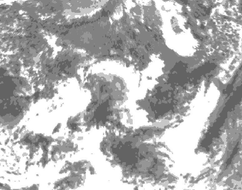 GDPS total cloud 240 hour forecast chart for Canada based on 2026/09/17 0000Z data