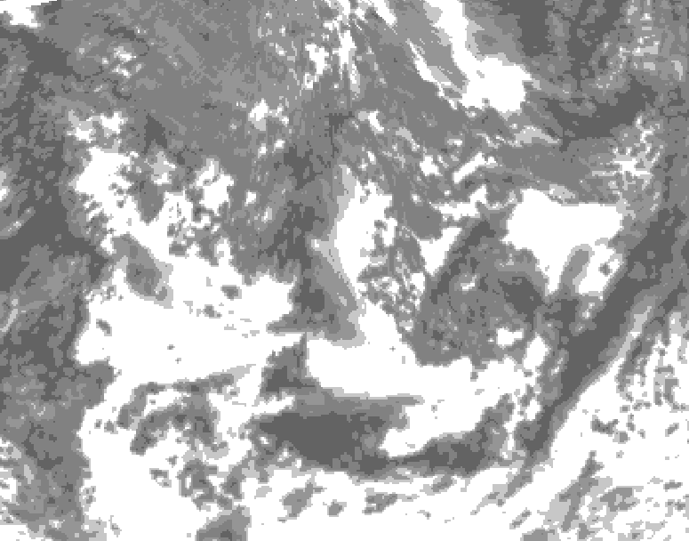 GDPS total cloud 024 hour forecast chart for Canada based on 2026/09/17 1200Z data